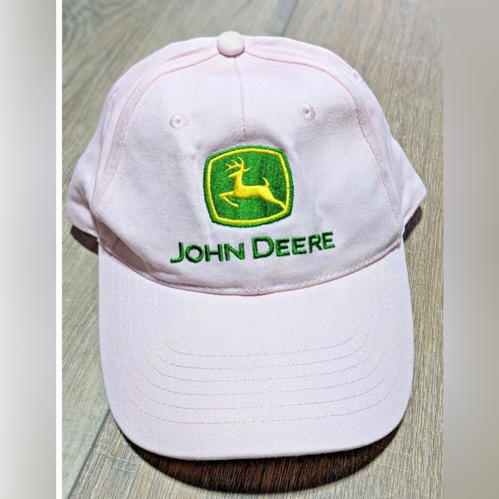 John Deere Light Pink Hat